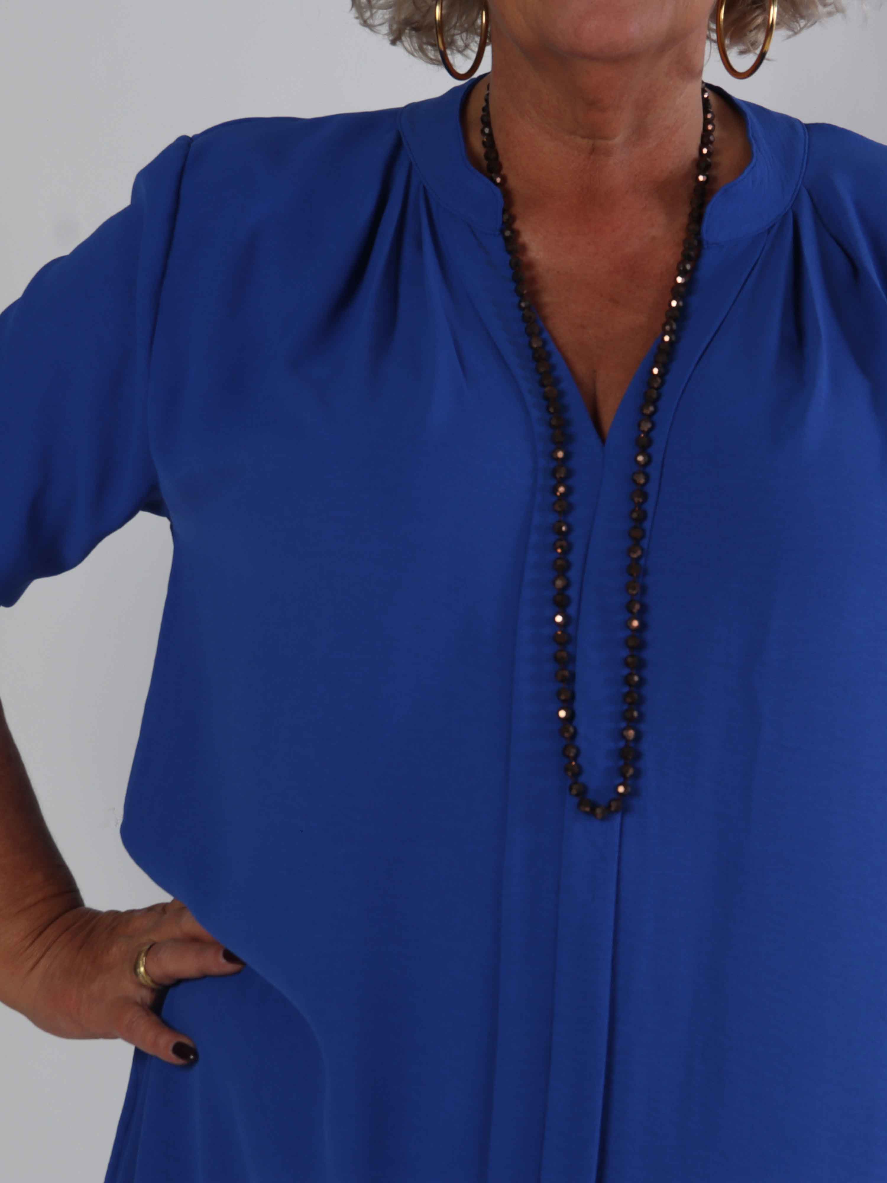 Teresa - Plus size tunika med opsmøg